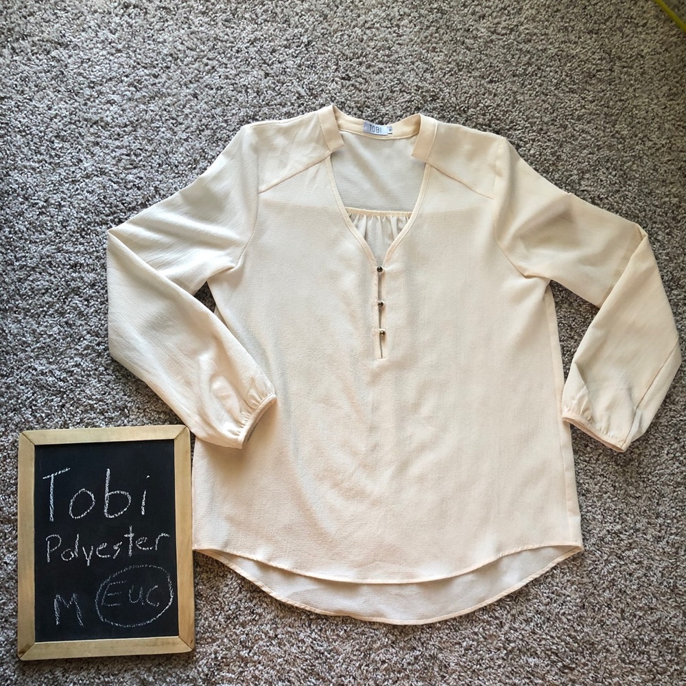 Cream blouse